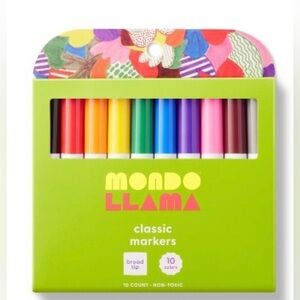 Washable Markers Broad Tip Classic Colors -10 ct.  New!